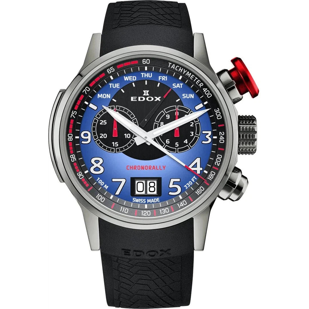 Edox Chronorally Chronograph - 38001 TINR BUDN-chronolounge