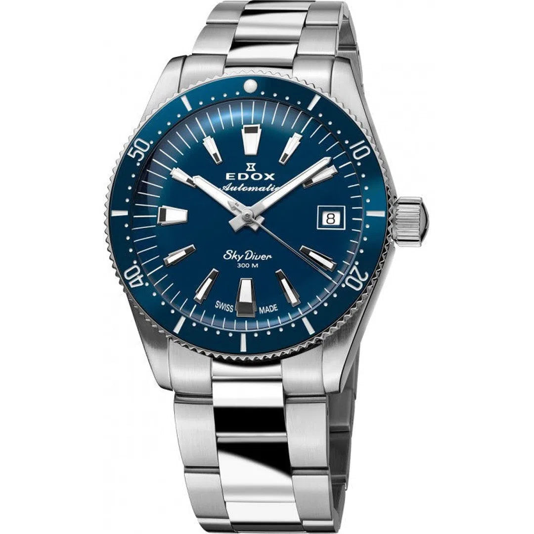 Edox SkyDiver 38 Date Automatic Limited Edition - 80131 3BUM BUIN-chronolounge