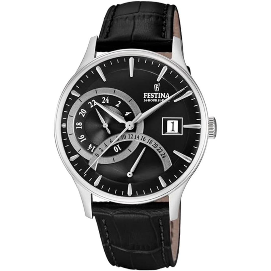 Festina Klassik Retrograde Dual Time - F16983/4-chronolounge