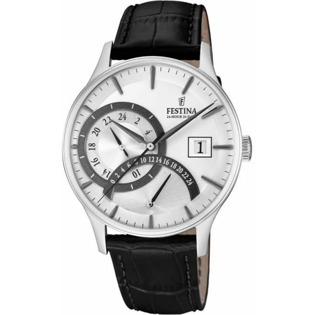 Festina Klassik Retrograde Dual Time - F16983/1-chronolounge