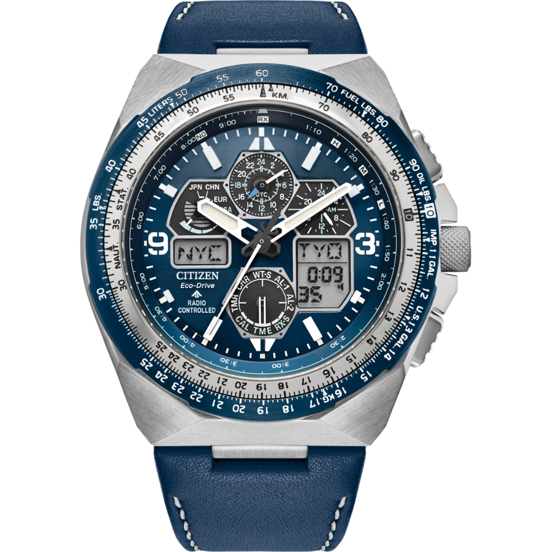 Citizen Promaster Sky Pilot Eco-Drive Radio Controlled- JY8148-08L-chronolounge