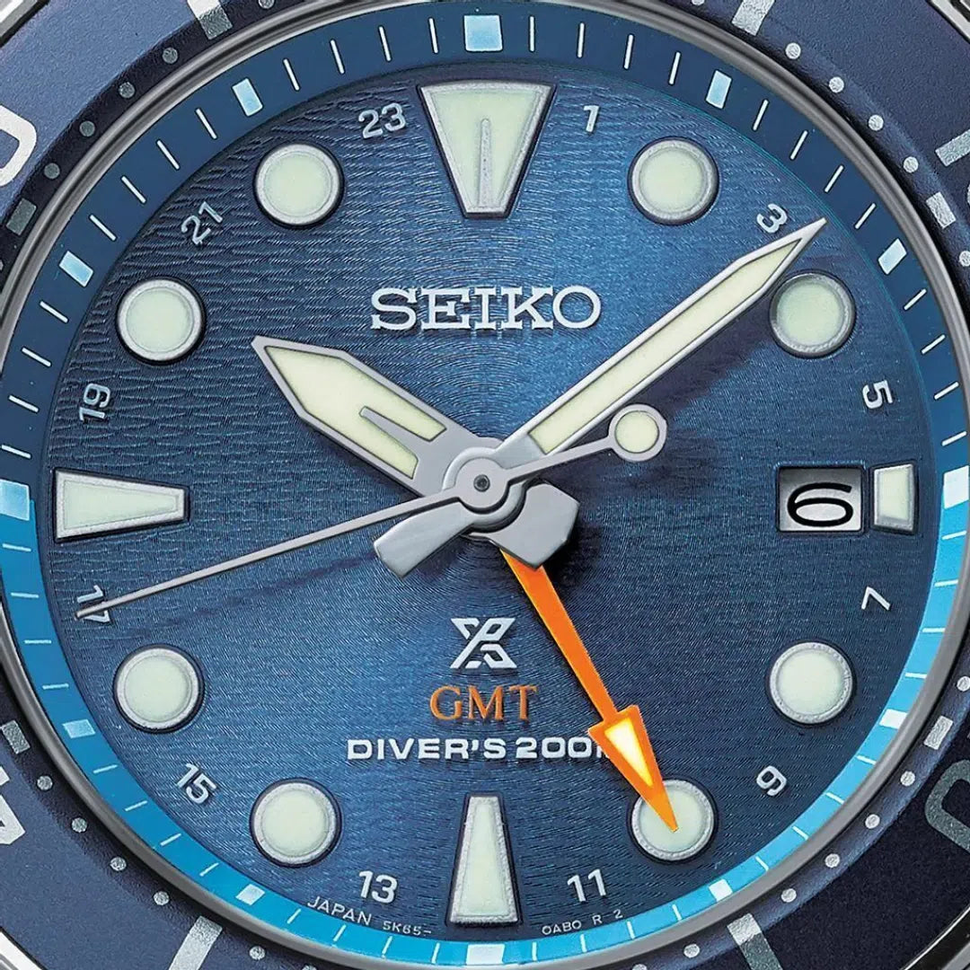 Seiko Prospex SEA Solar GMT Diver's - SFK001J1-chronolounge