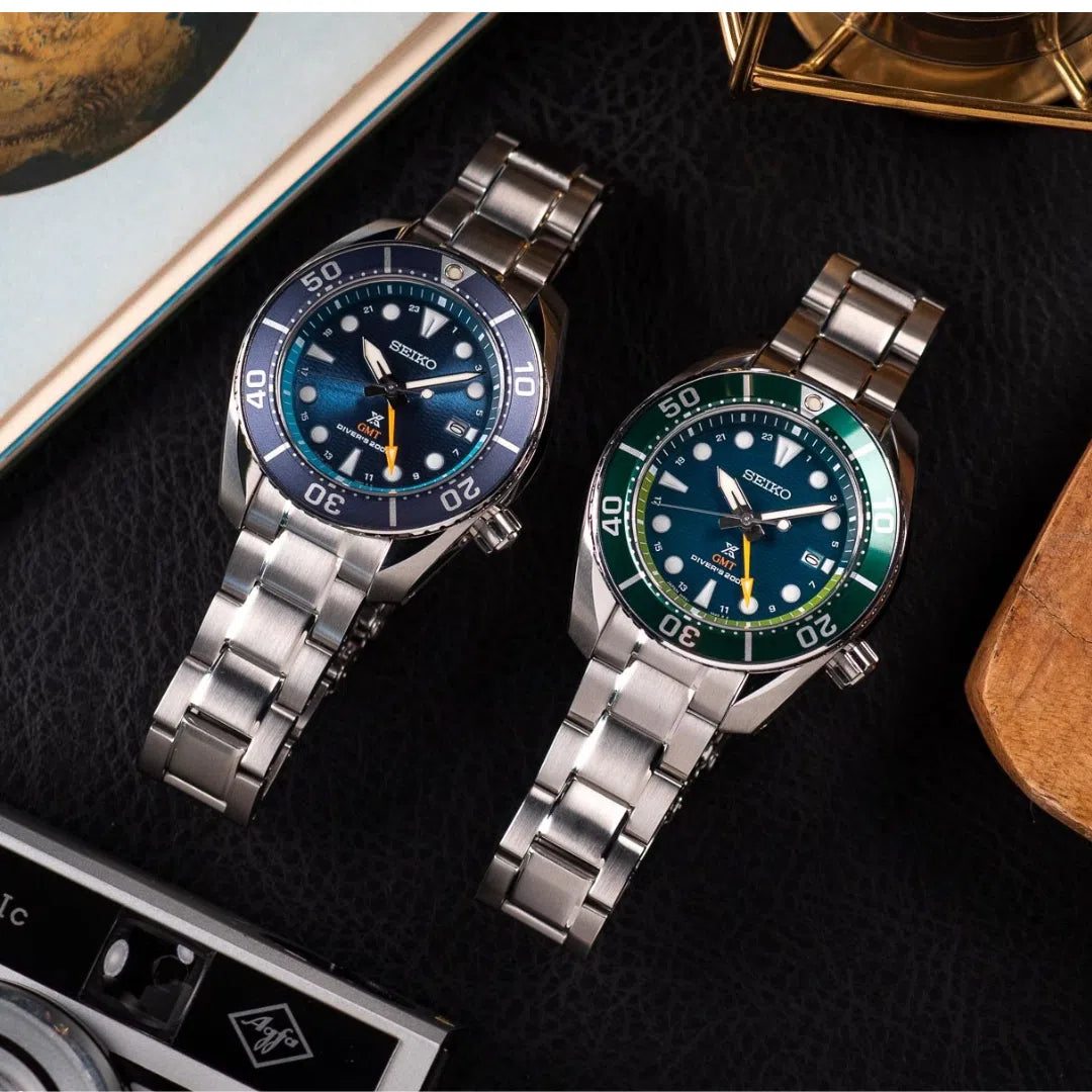 Seiko Prospex SEA Solar GMT Diver's - SFK001J1-chronolounge