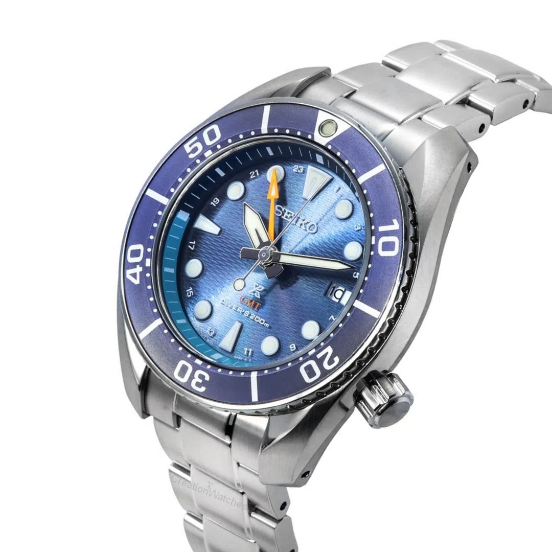 Seiko Prospex SEA Solar GMT Diver's - SFK001J1-chronolounge