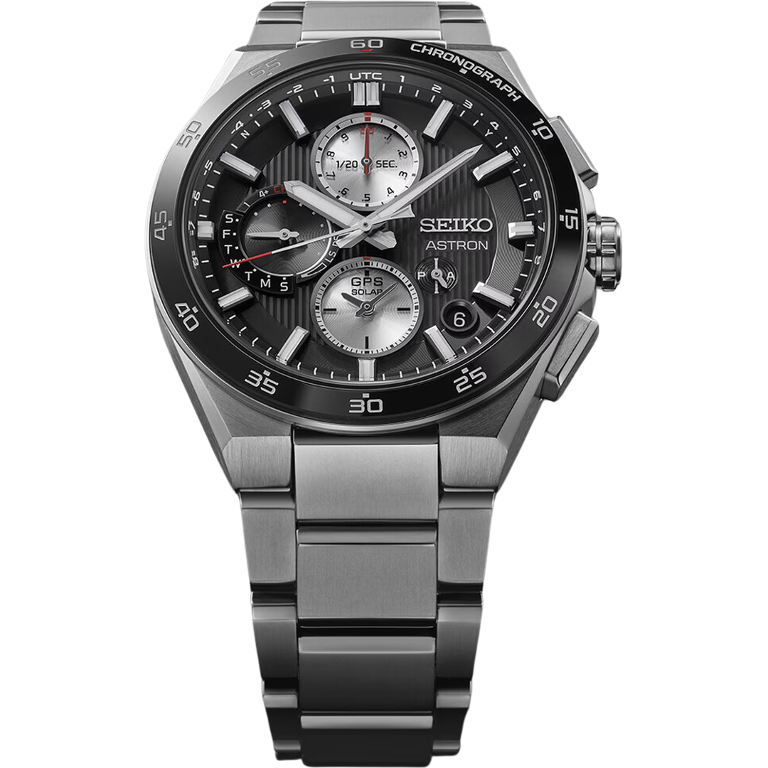 Seiko Astron GPS Solar Dual Time Chronograph - SSH151J1-chronolounge