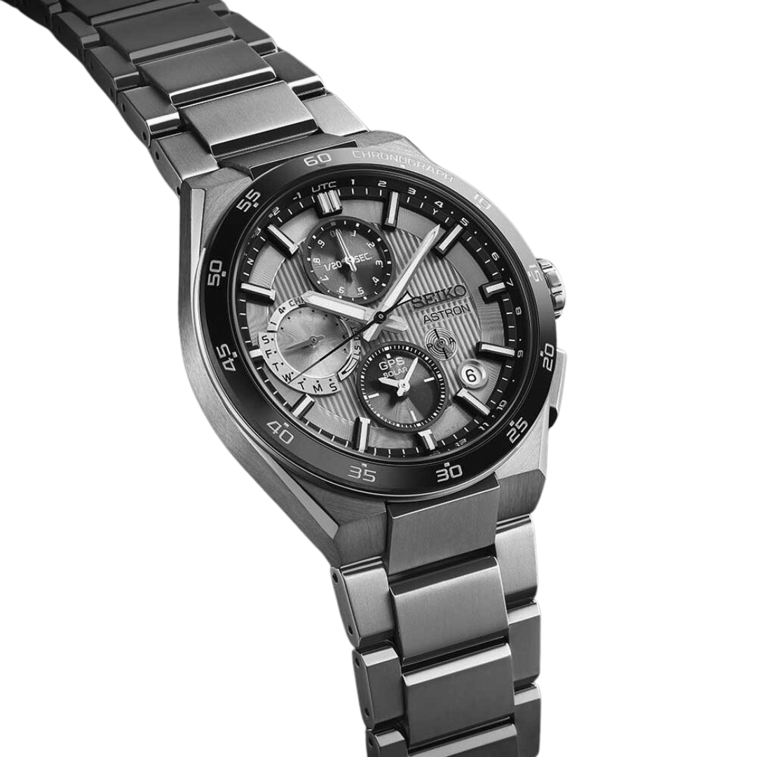 Seiko Astron GPS Solar Dual Time Chronograph - SSH153J1-chronolounge