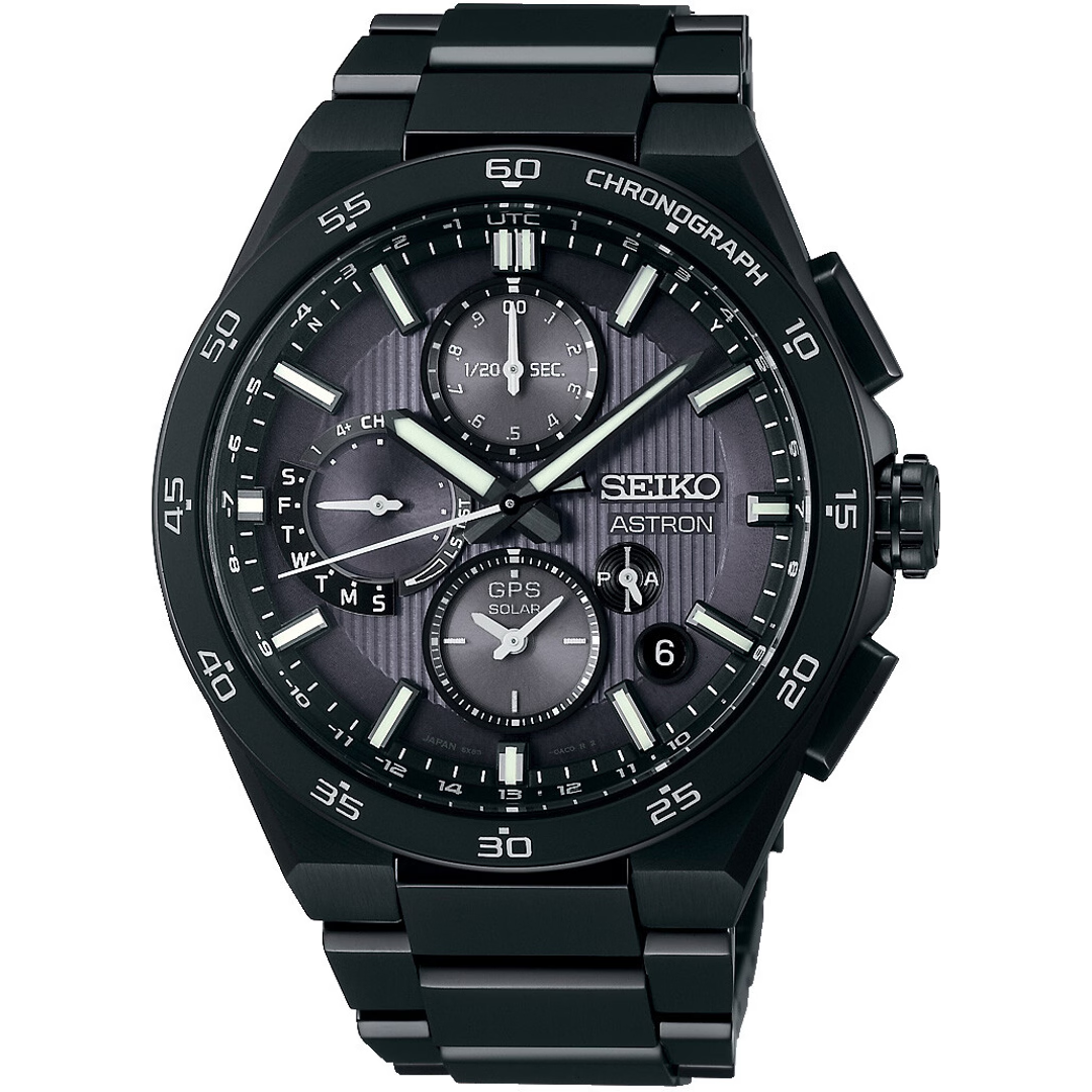 Seiko Astron GPS Solar Dual Time Chronograph - SSH155J1-chronolounge