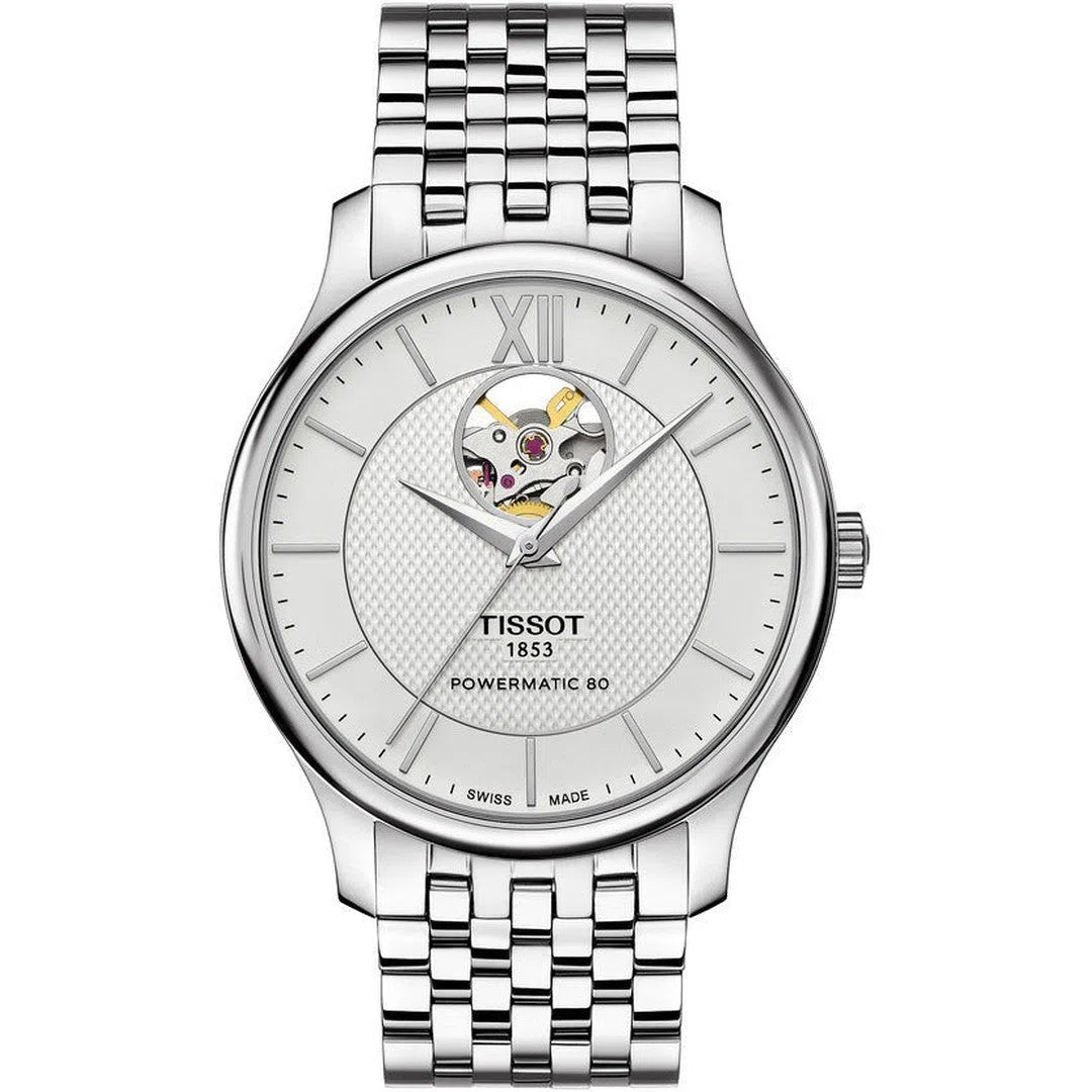 Tissot Tradition Automatic Open Heart - T063.907.11.038.00-chronolounge