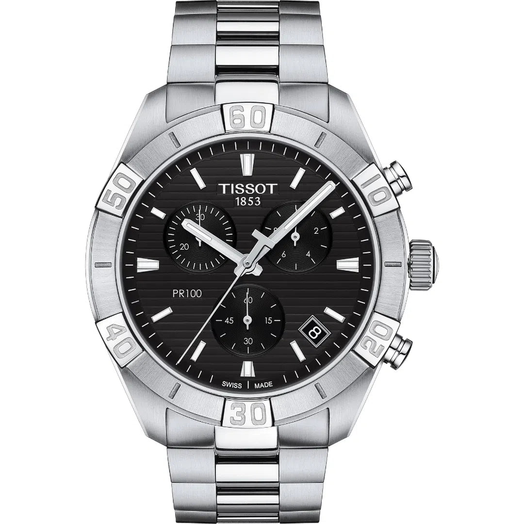 Tissot Pr 100 Quartz Chronograph Gent - T101.617.11.051.00-chronolounge