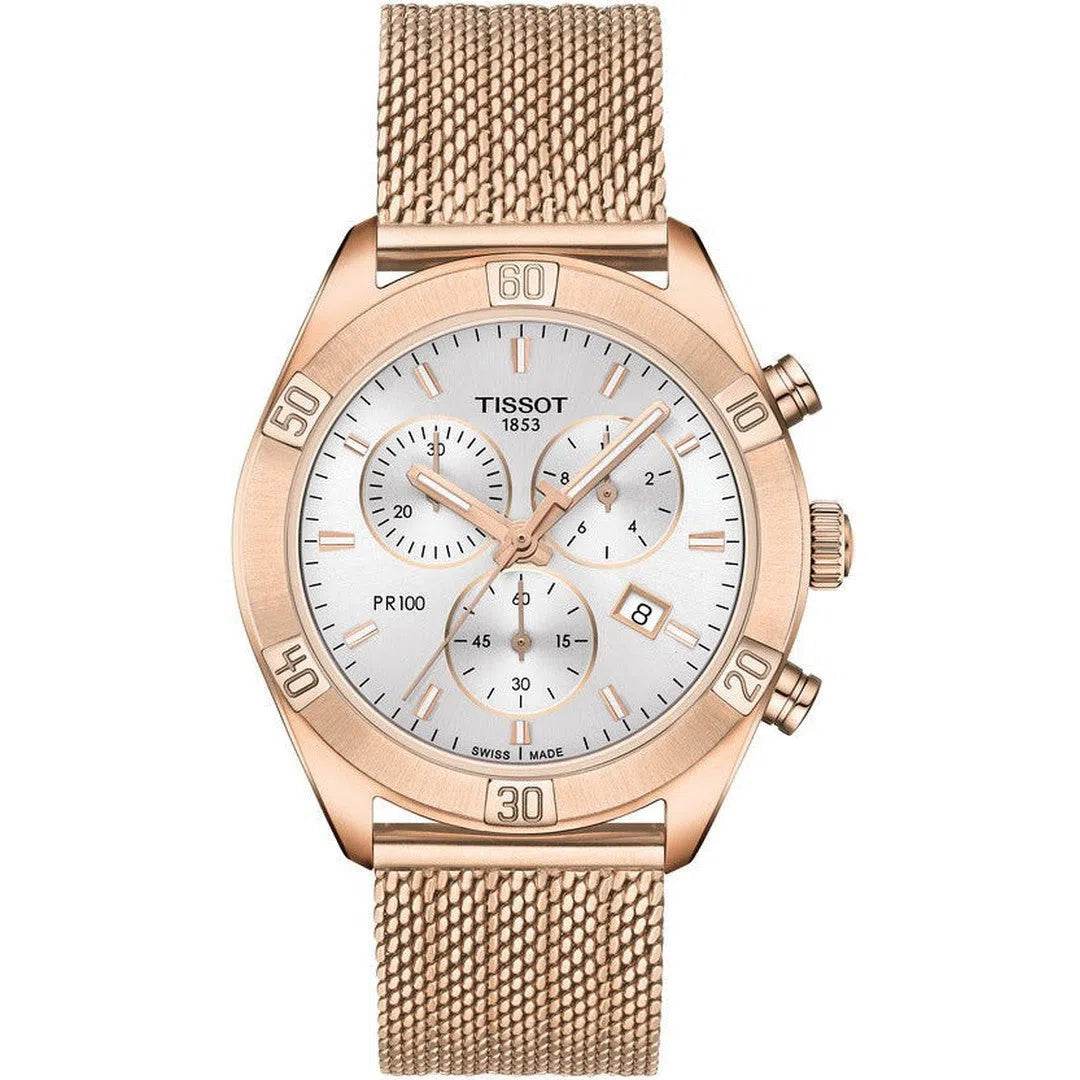 Tissot Pr 100 Sport Chic Quartz Chronograph Lady - T101.917.33.031.00-chronolounge