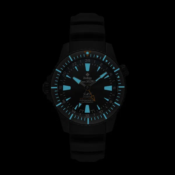 Zodiac Super Sea Wolf Pro-Diver GMT Automatic - ZO3557-chronolounge