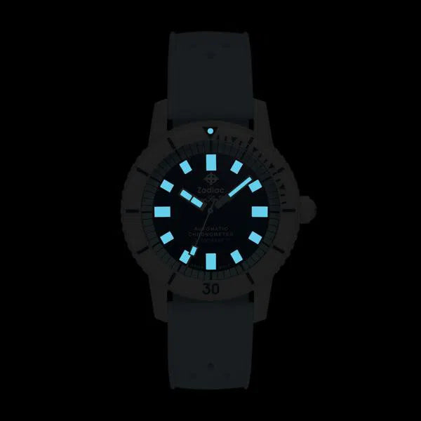 Zodiac Super Sea Wolf Ceramic Compression Diver Automatic - ZO9590-chronolounge