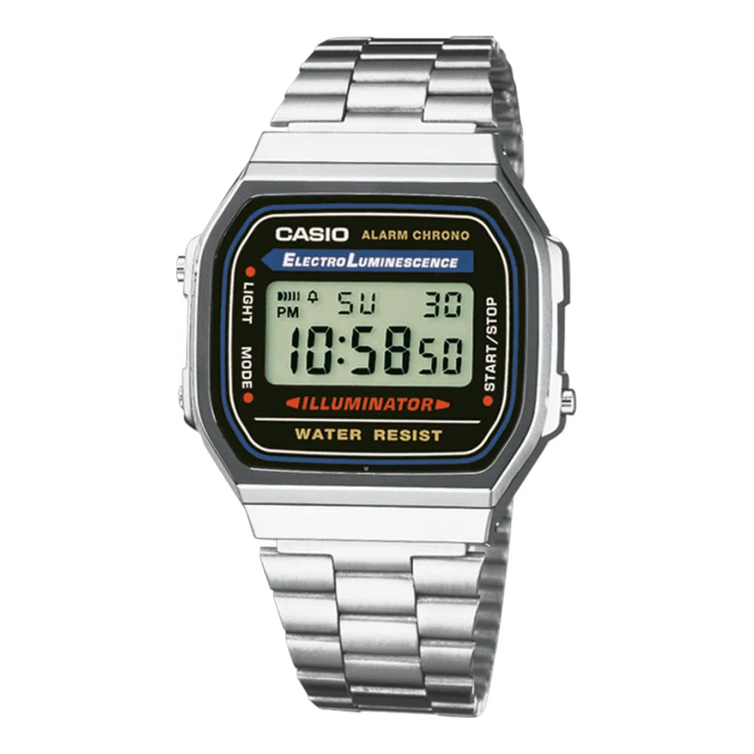 Casio Collection Retro - A168WA-1YES-chronolounge