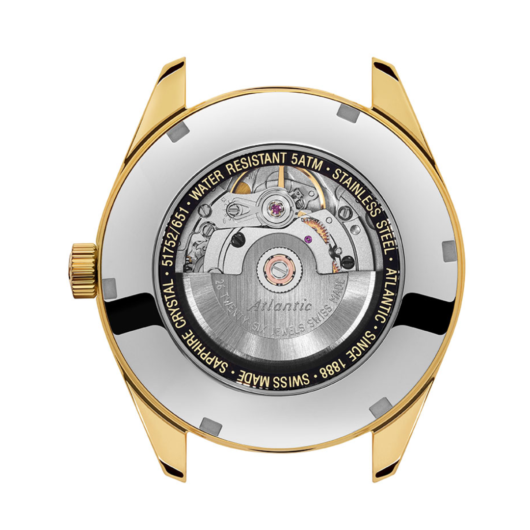 Atlantic Worldmaster Art-Déco Automatik | Gelbgold PVD Rot - 51752.45.99GM-chronolounge